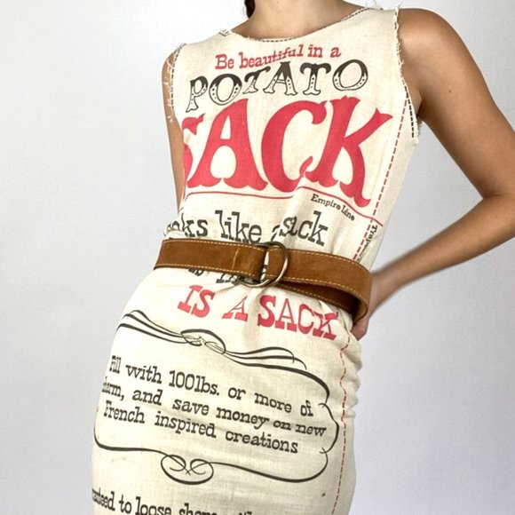 Iconic Marilyn Monroe Pop Art Potato Sack Dress - Picture 12 of 13